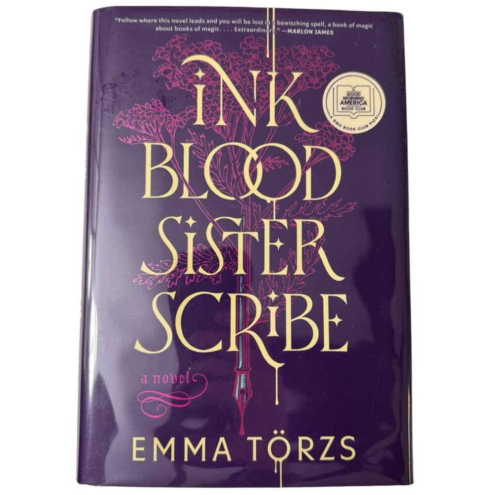 Ink Blood Sister Scribe By Emma Törzs 1987 First Edition Hardcover Novel w/ DJ